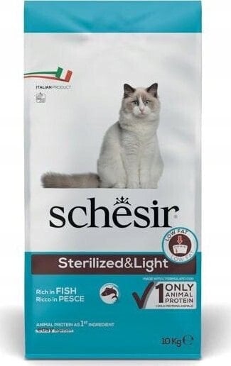 Agras Pet Foods SCHESIR Sterilized Bogata w rybę 10kg