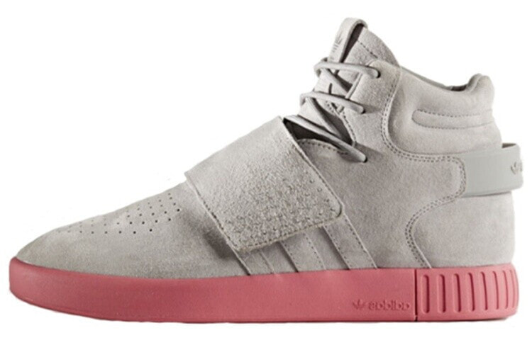 adidas Tubular Invader Strap Solid Grey 灰粉 / Кроссовки Adidas Tubular Invader BA7878