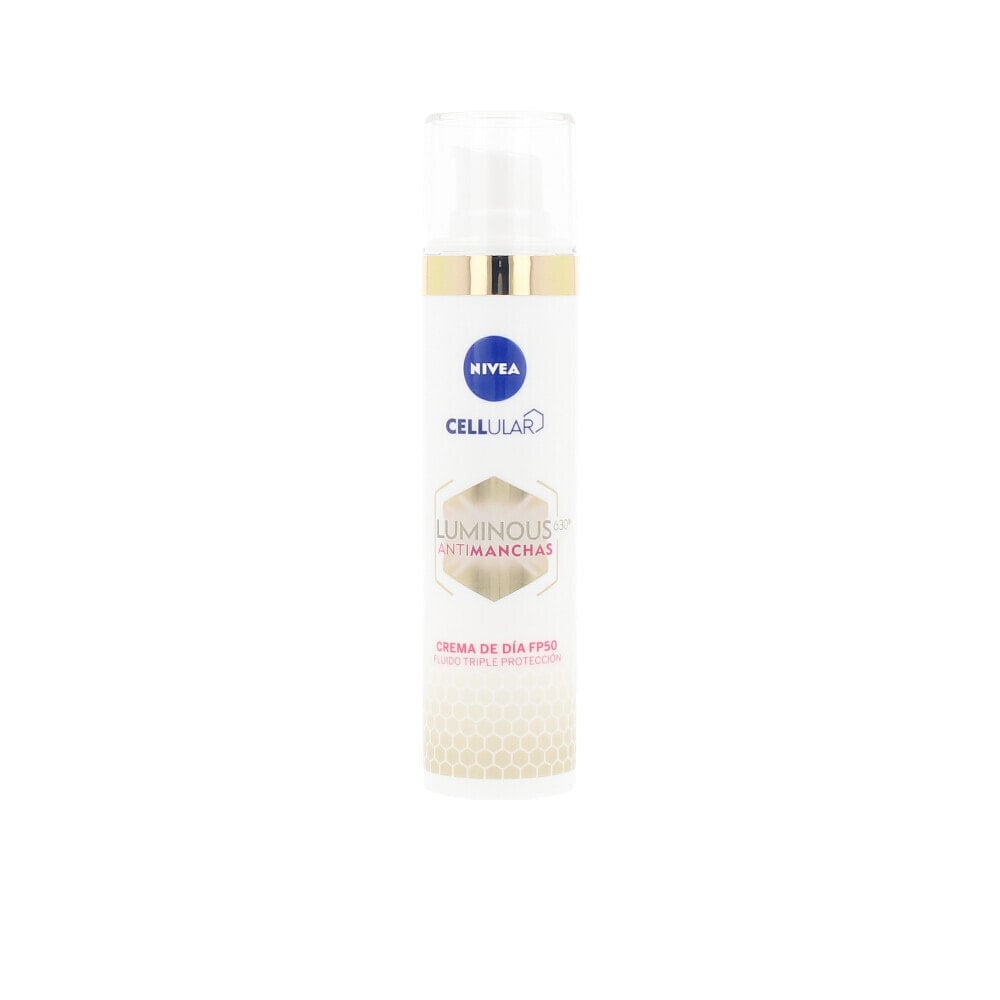 Nivea Cellular Luminous 630º Cream SPF50 Дневной солнцезащитный крем-флюид против пигментных пятен 40 мл