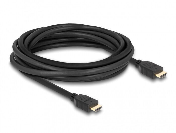 Delock 82004 - 5 m - HDMI Type A (Standard) - HDMI Type A (Standard) - 3D - 48 Gbit/s - Black