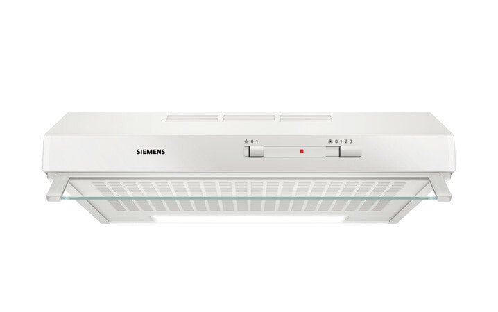 Siemens iQ100 LU62LFA21 кухонная вытяжка 250 m³/h Встроенный Белый D