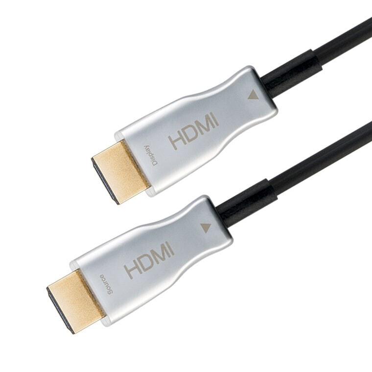 Goobay Optical Hybrid High Speed HDMI Cable with Ethernet AOC 80 m - High-speed cable - Cable - Digital/Display/Video