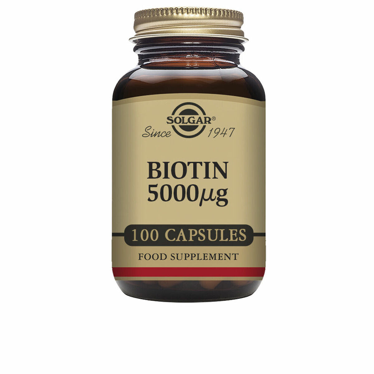 Food Supplement Solgar Biotin 100 Units