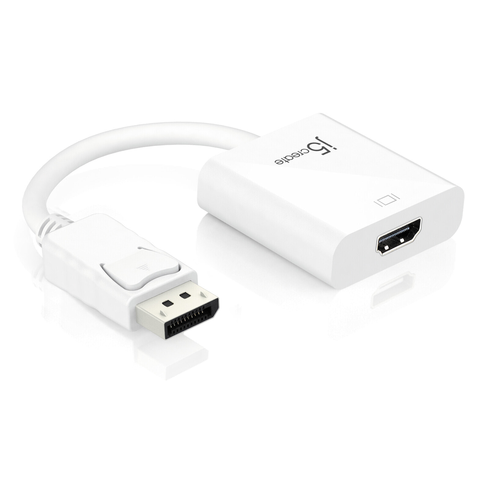 j5create JDA154 0,09 m DisplayPort HDMI Белый JDA154-N