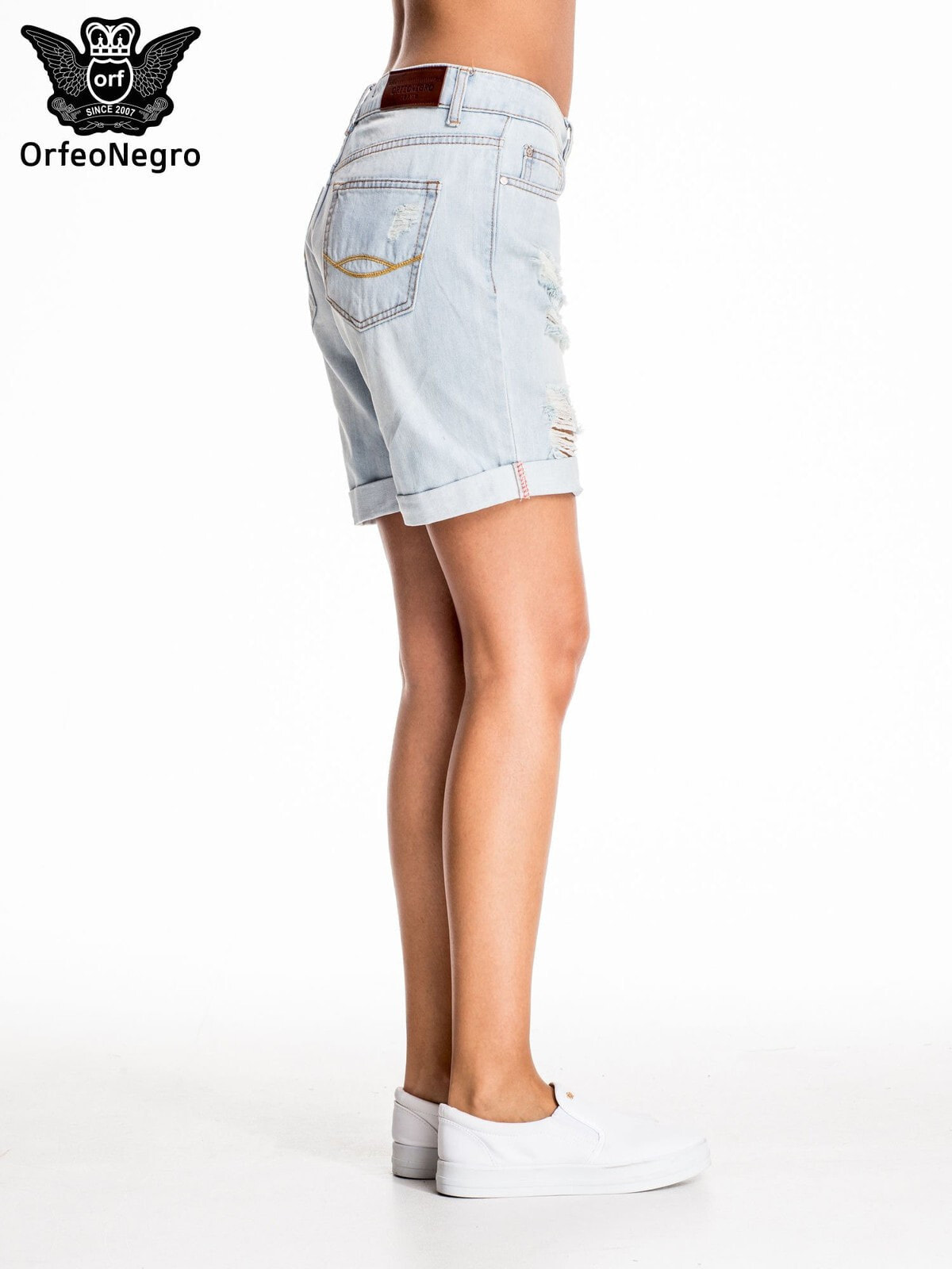 Женские джинсовые шорты длинные с прорезями Factory Price Factory PriceРазмер: 26 купить в интернет-магазине ShopoTam.com, женские шорты FactoryPrice