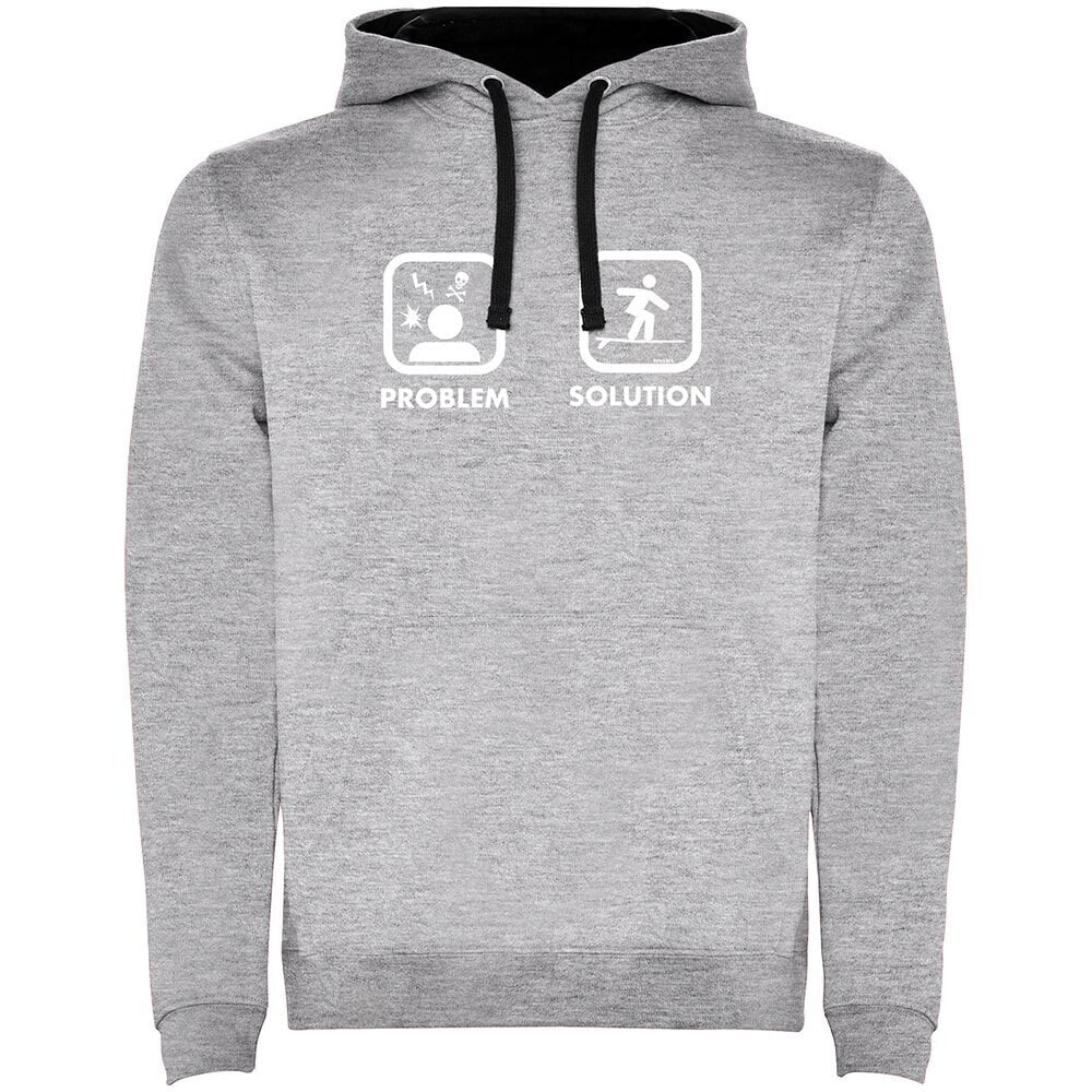 KRUSKIS Surf Problem Solution Surf Two-Colour Hoodie
