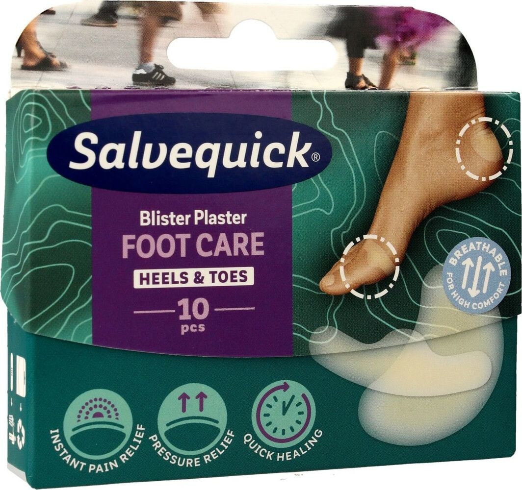 Salvequick Salvequick Foot Care plasters for blisters and abrasions 1pk-10pcs
