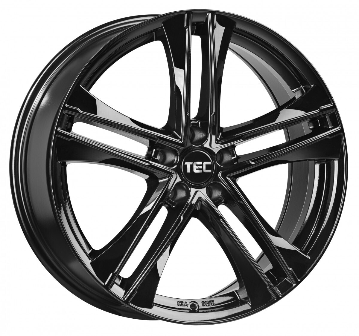 Колесный диск литой TEC Speedwheels AS4 EVO black glossy 8.5x20 ET45 - LK5/112 ML66.6