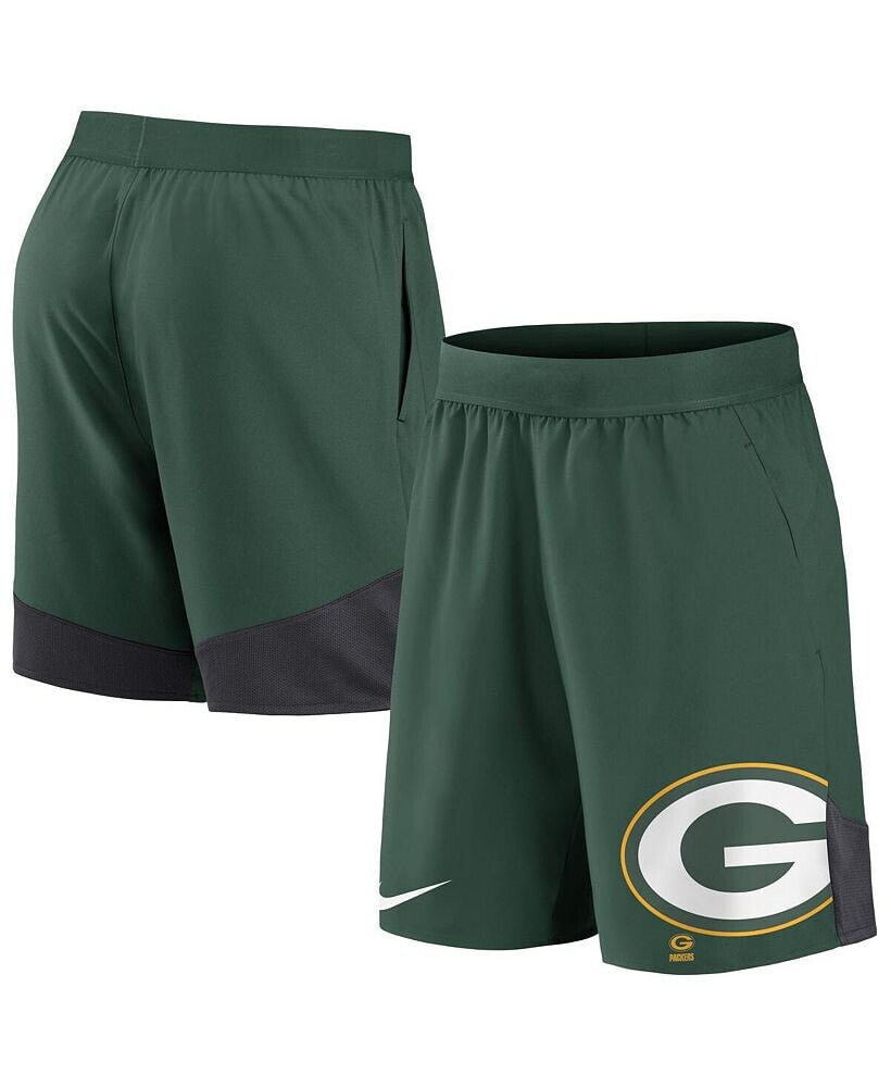 Nike men's Green Green Bay Packers Stretch Performance Shorts