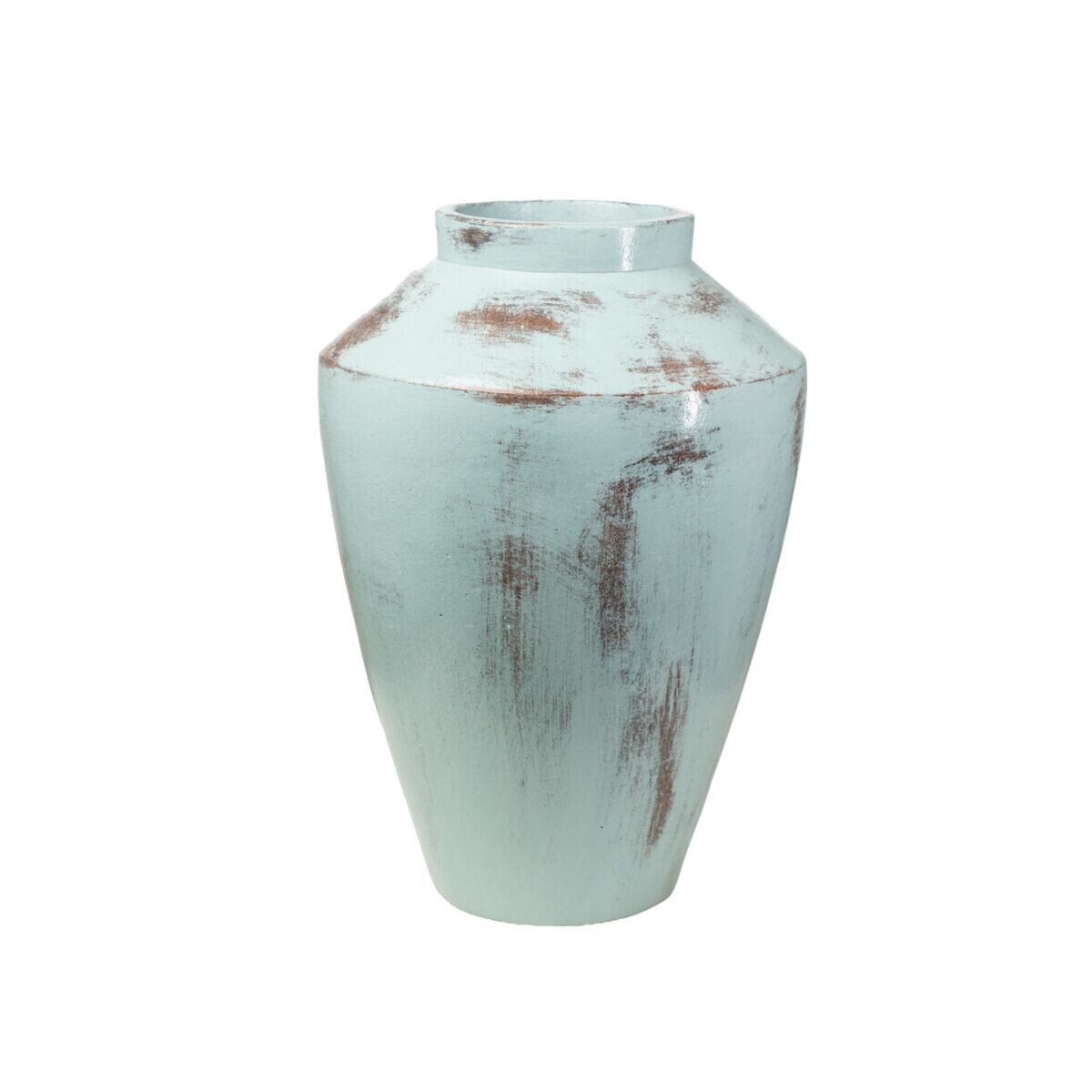 Vase Romimex Blue Terracotta 30 x 50 x 30 cm