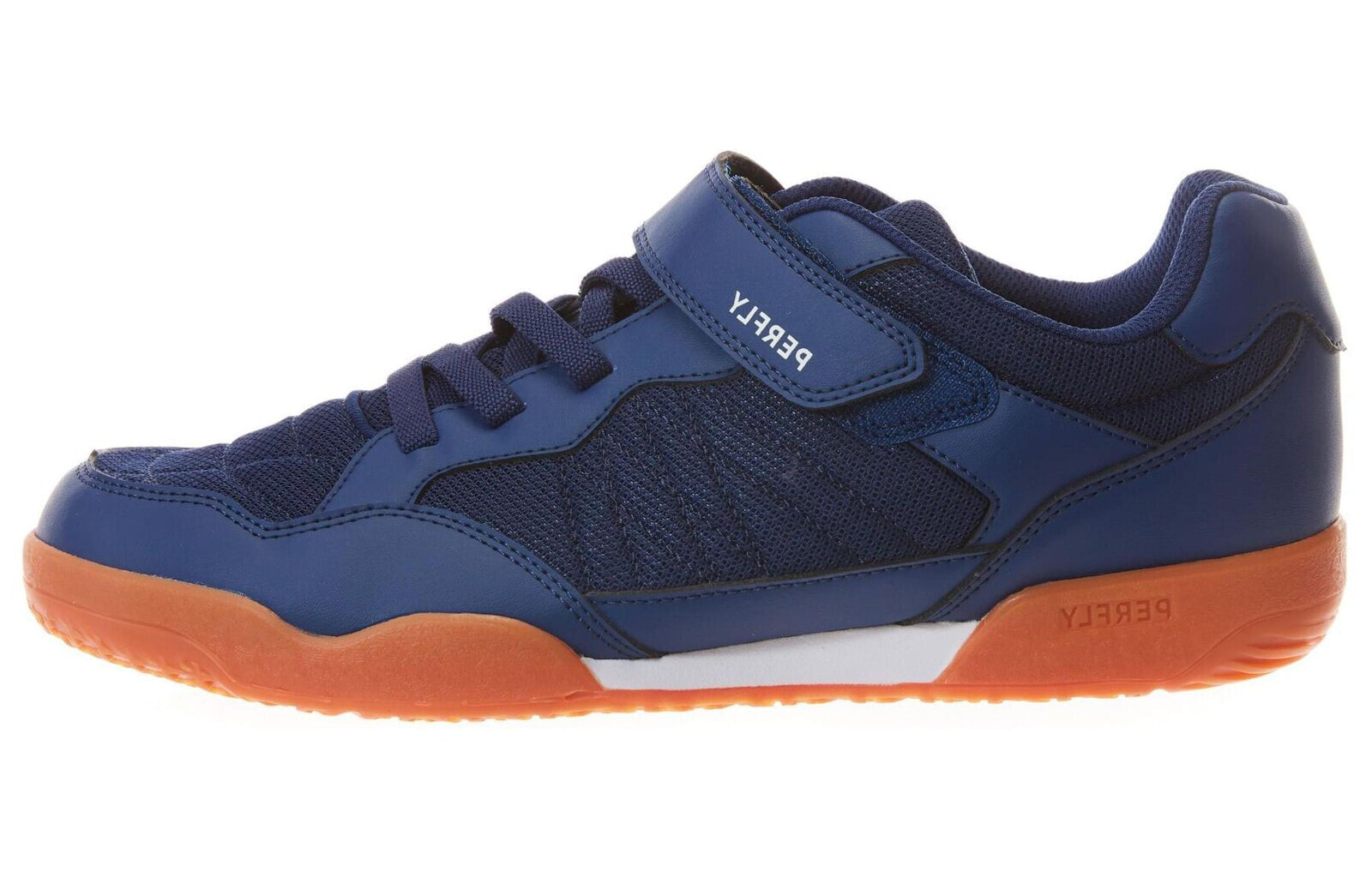 DECATHLON Badminton Shoes Unisex Low-Top Blue/Orange