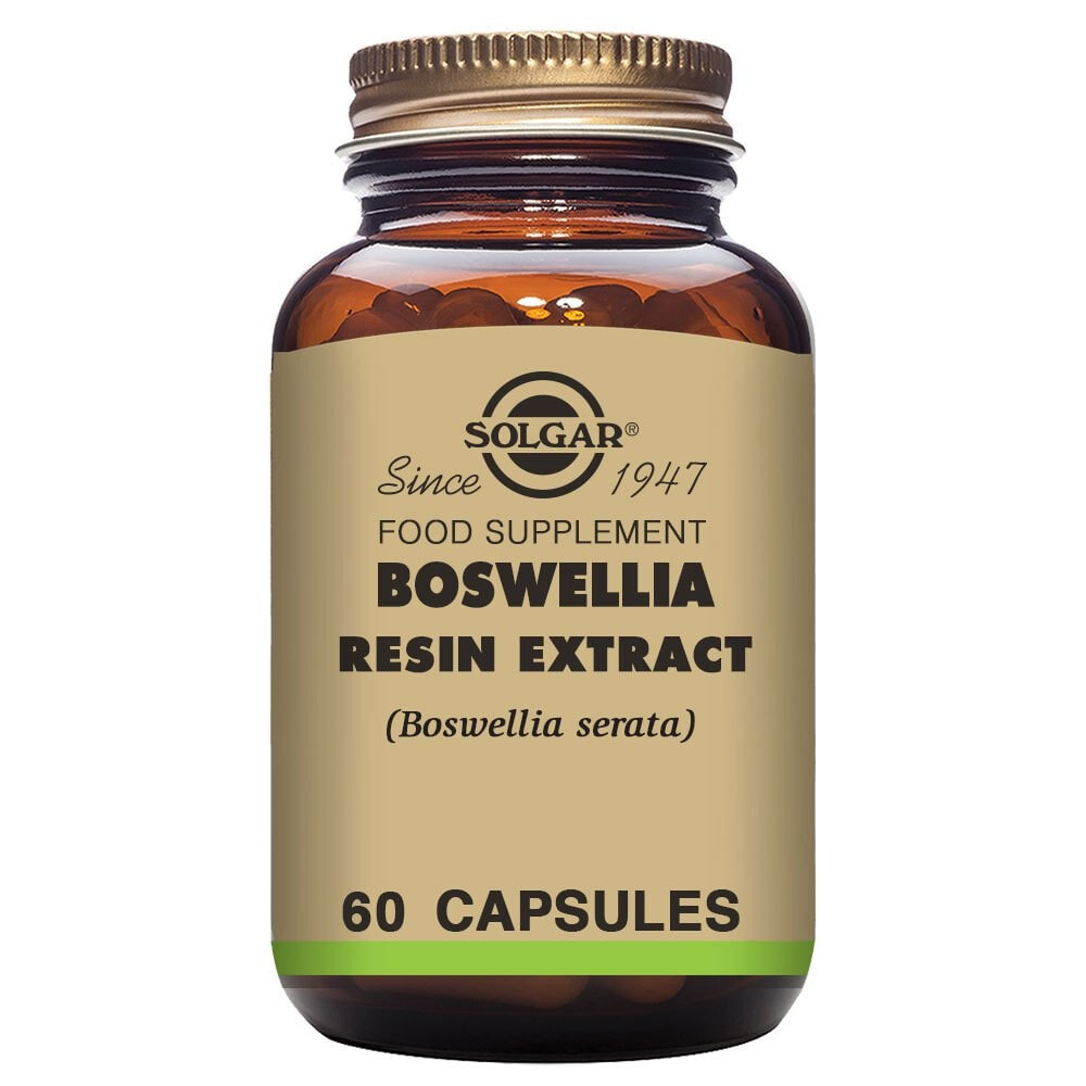 Solgar Boswellia Resin Extract Экстракт смолы босвеллии 60 вегетарианских капсул