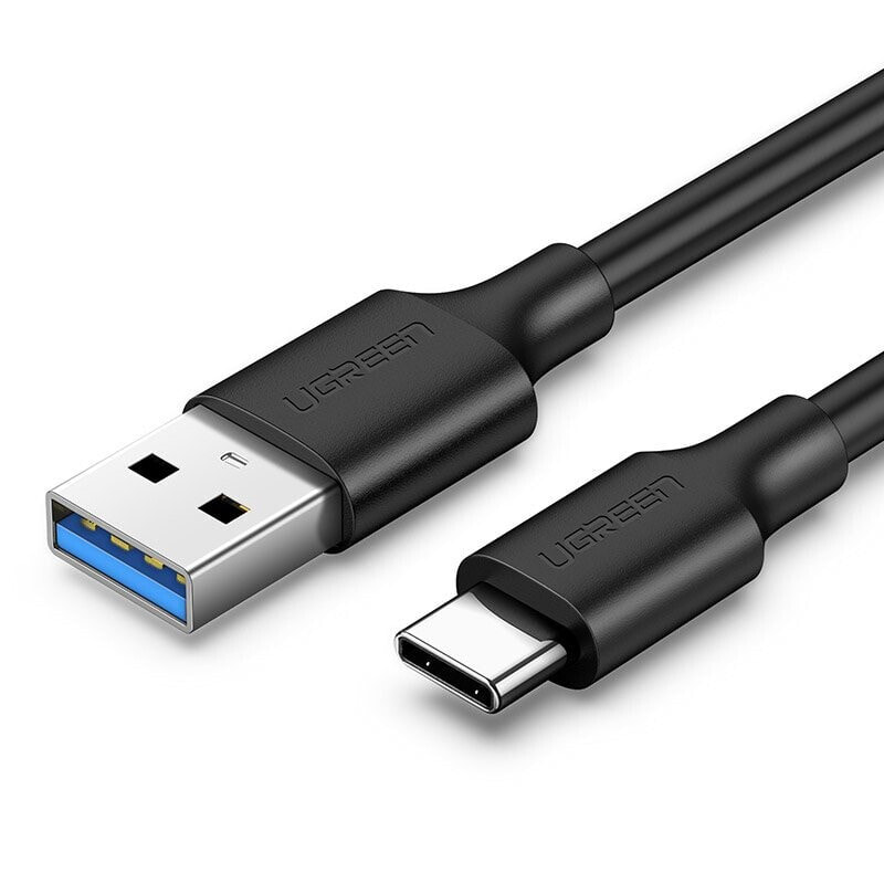 Kabel przewód USB 3.0 - USB-C 3A 1m czarny