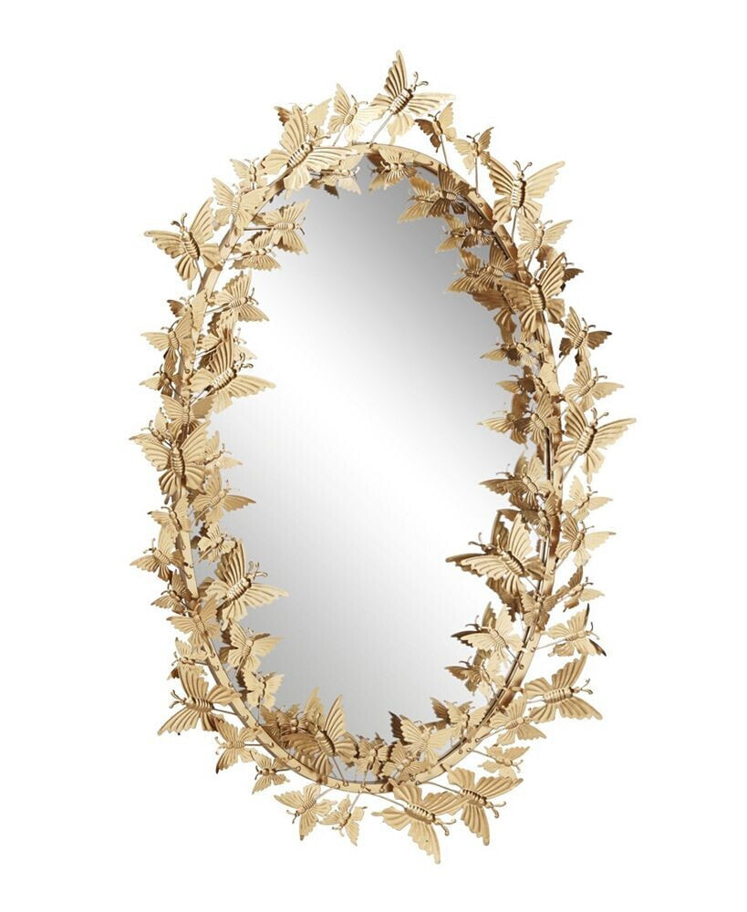 Rosemary Lane glam Metal Wall Mirror, 33