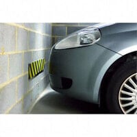 HP Autozubehör 18324 - Garage wall protector - Black - Yellow - Polyfoam - Adhesive - 500 mm - 10 mm