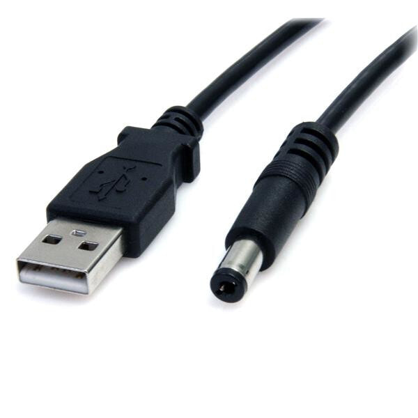 StarTech.com USB2TYPEM кабель питания Черный 0,9 m USB A Barrel type M