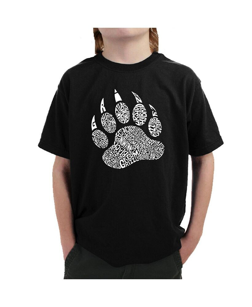 LA Pop Art big Boy's Word Art T-shirt - Types of Bears