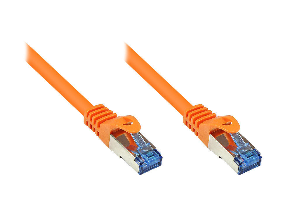 Alcasa Cat6a 1m сетевой кабель S/FTP (S-STP) Оранжевый 8060-H010O