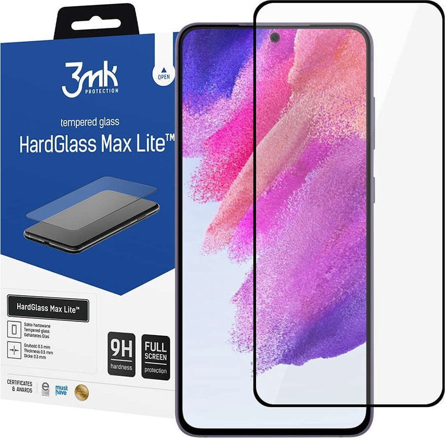 3MK 3mk Szkło hartowane HardGlass Max Lite do Samsung Galaxy S21 FE Black
