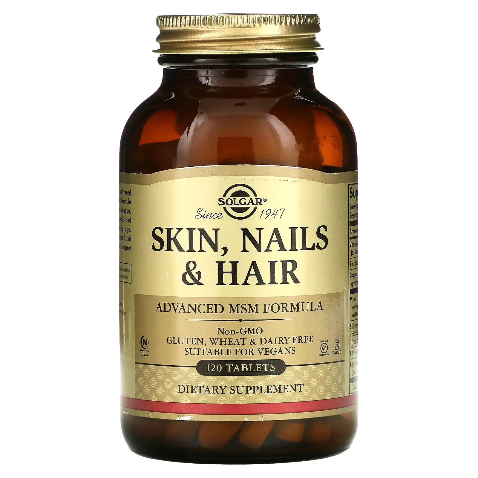 Skin, Nails & Hair, Advanced MSM Formula, 60 Tablets