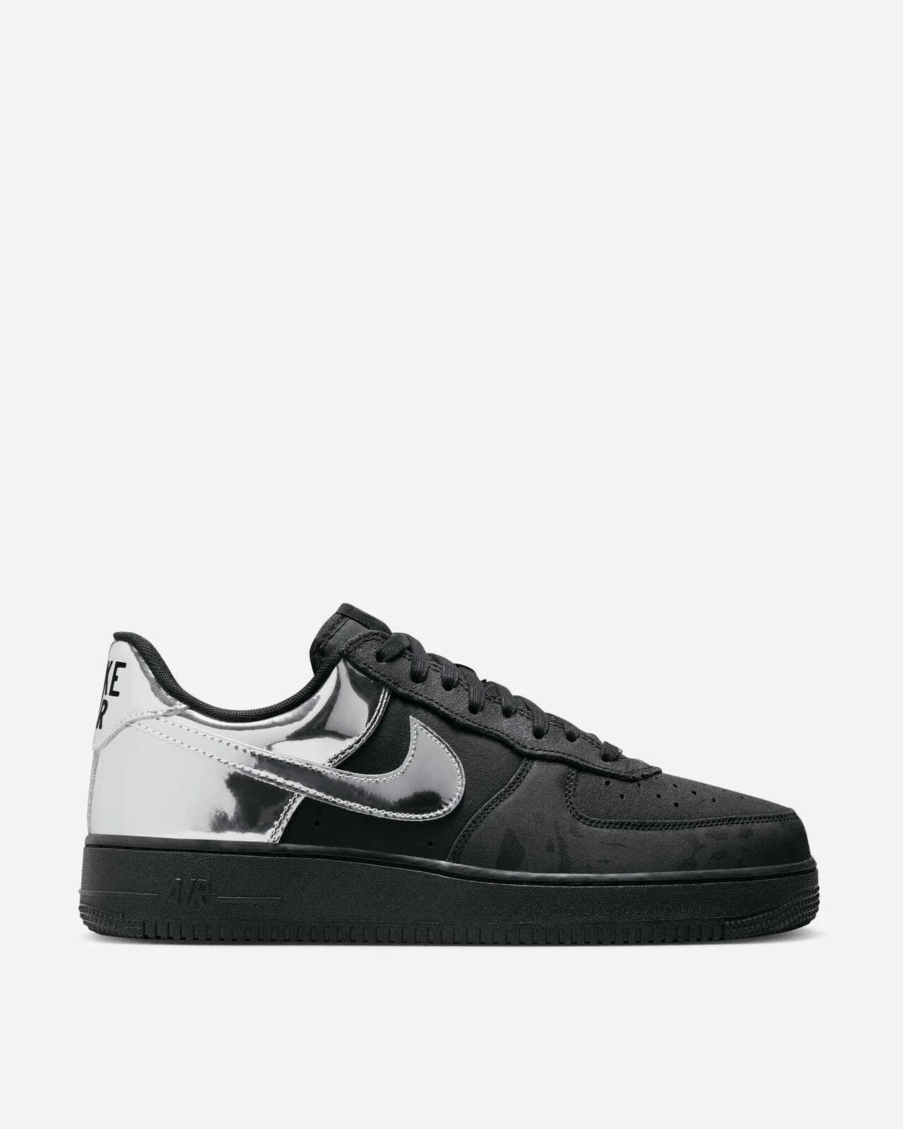 Air Force 1 Low Sneakers Black / Metallic Silver