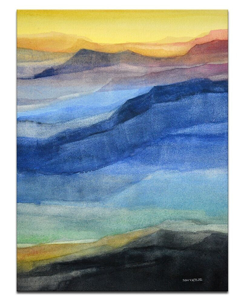 Ready2HangArt 'Colorful Mountains' Canvas Wall Art, 30x20