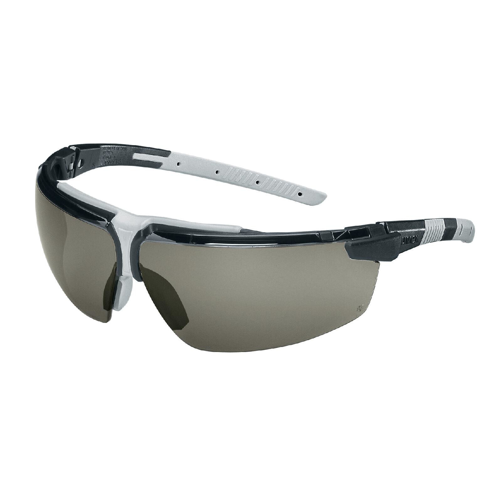 UVEX Arbeitsschutz i-3 9190 181 - Safety glasses - Any gender - EN 166 - EN 172 - Black - White - Grey - Transparent - Polycarbonate