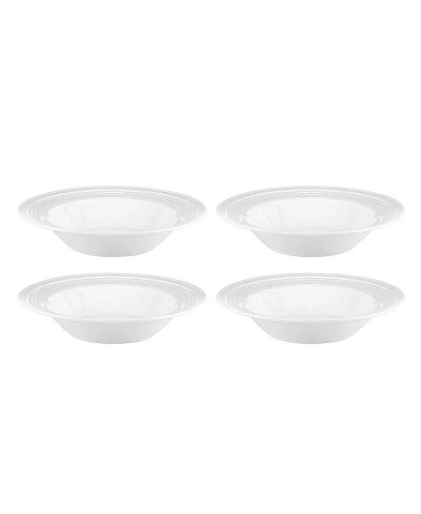 Lenox tin Can Alley Rimmed Soup Bowls, Set of 4