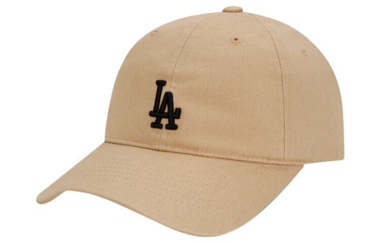 MLB 复古Logo刺绣 鸭舌帽 男女同款情侣款 卡其色 #情人节礼物 / Шапка MLB Logo 32CP77011-07B Peaked Cap