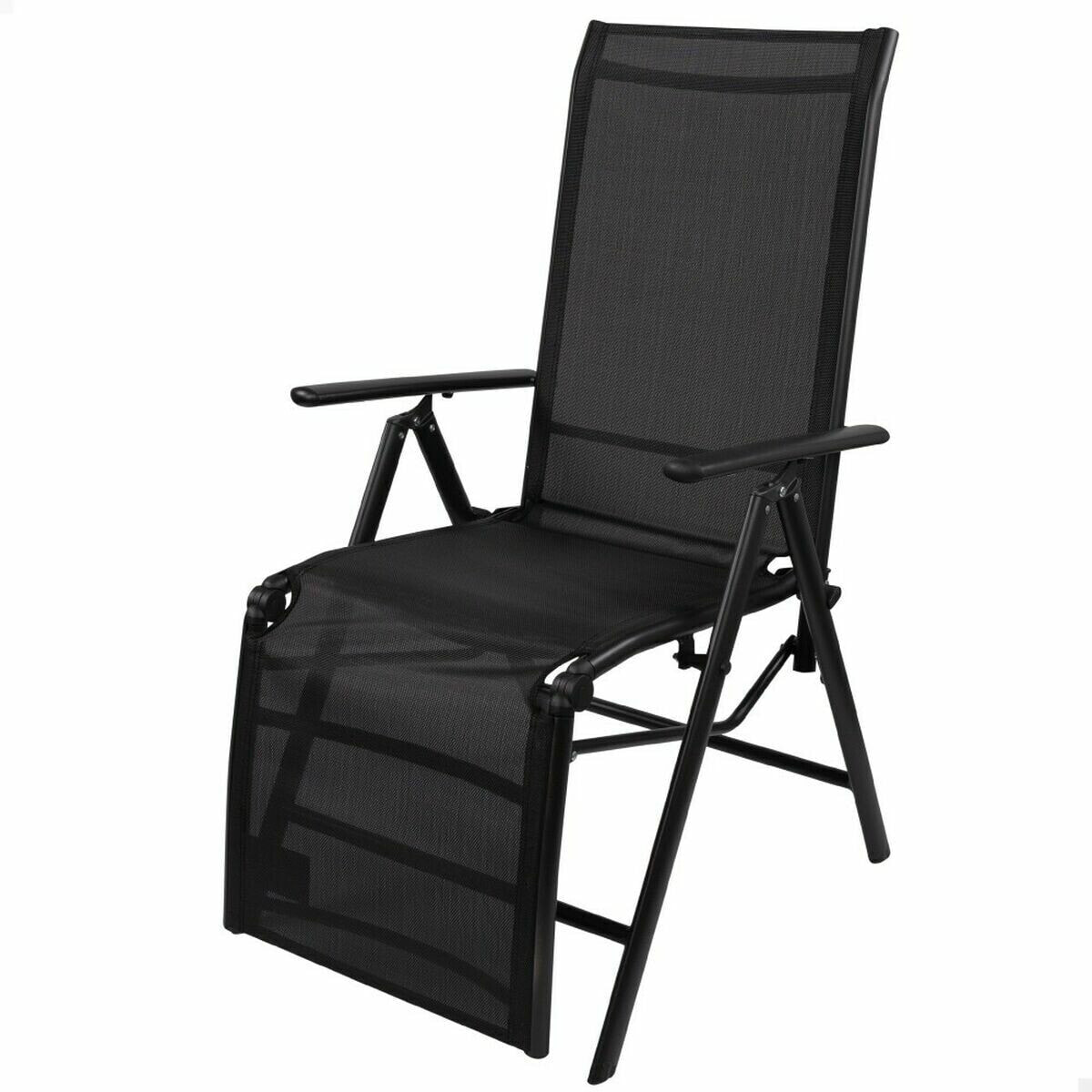 Sun-lounger Aktive Black Foldable (Refurbished C)