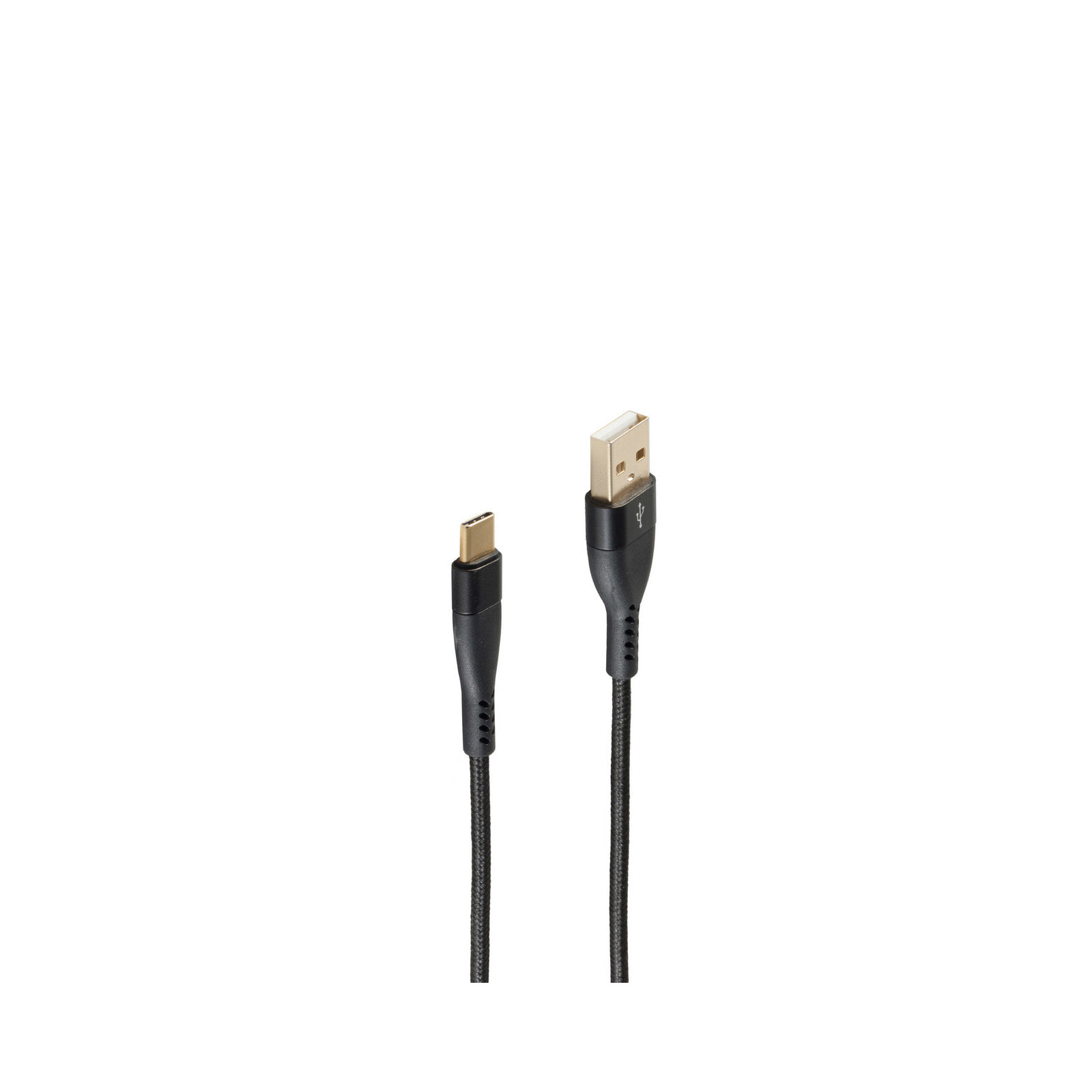 shiverpeaks BS20-71025, 1 м, USB A, USB C, USB 2.0, 480 Мбит/с, Черный