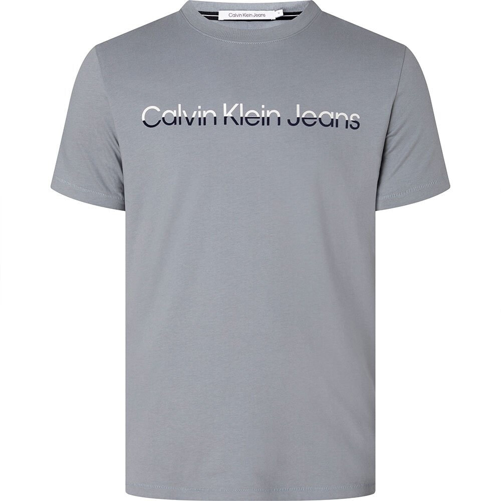 CALVIN KLEIN JEANS Mixed Institutional Short Sleeve T-Shirt