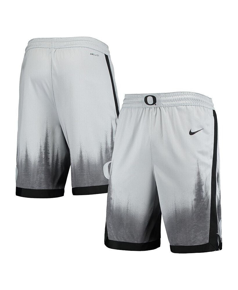 Nike men's Gray, Black Oregon Ducks Limited Performance Basketball Shorts