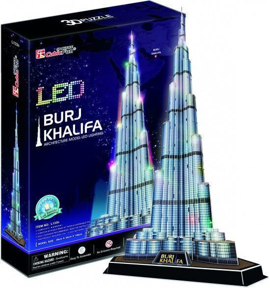 Cubicfun PUZZLE 3D Burj Khalifa (Light) - L133H