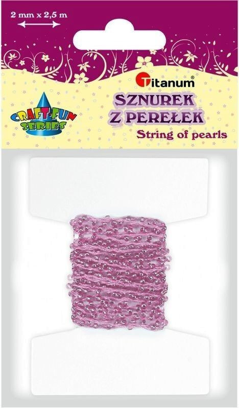 Titanum A string of beads 2mmx2.5m pink