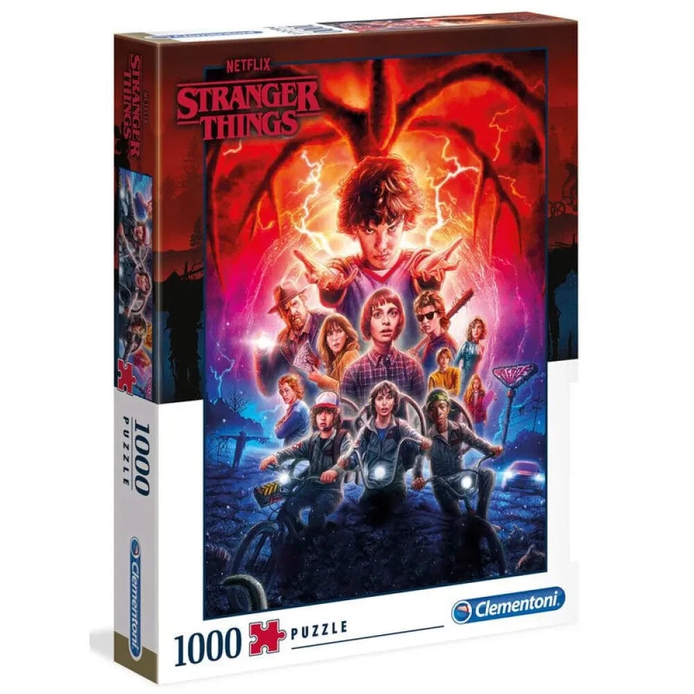 CLEMENTONI Stranger Things Poster Season 2 Puzzle 1000 Pieces