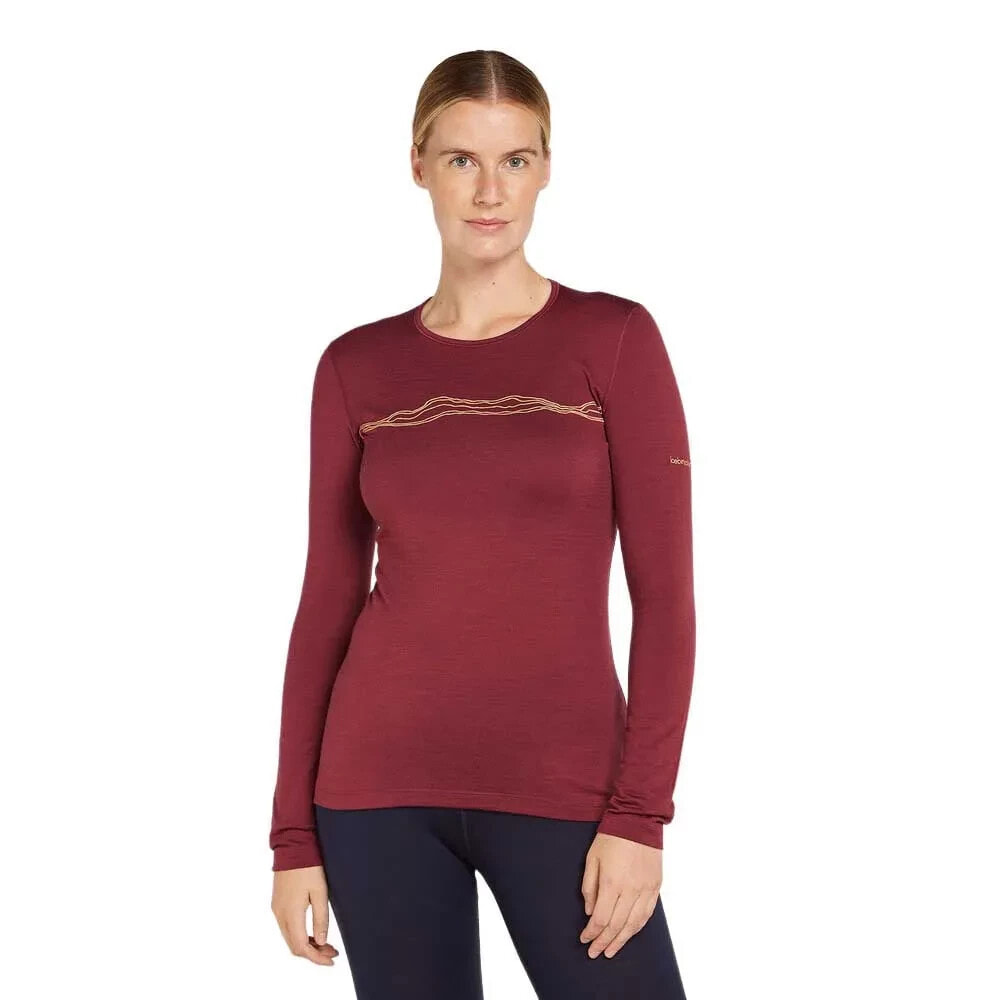 ICEBREAKER Merino 200 Oasis Mountain Pulse long sleeve base layer