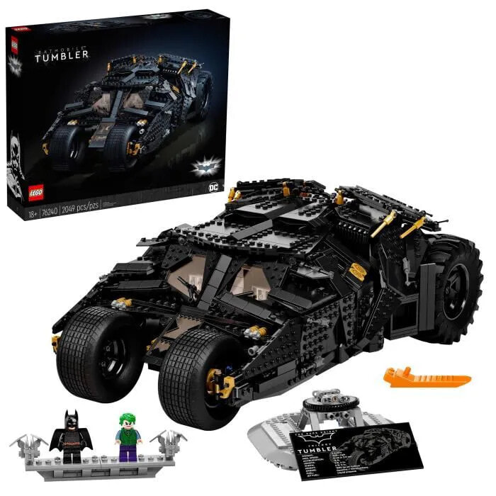 LEGO 76240 DC Batman The Batmobile  Becher, Display & Sammlerset fr Erwachsene, Geschenkidee, Modellauto