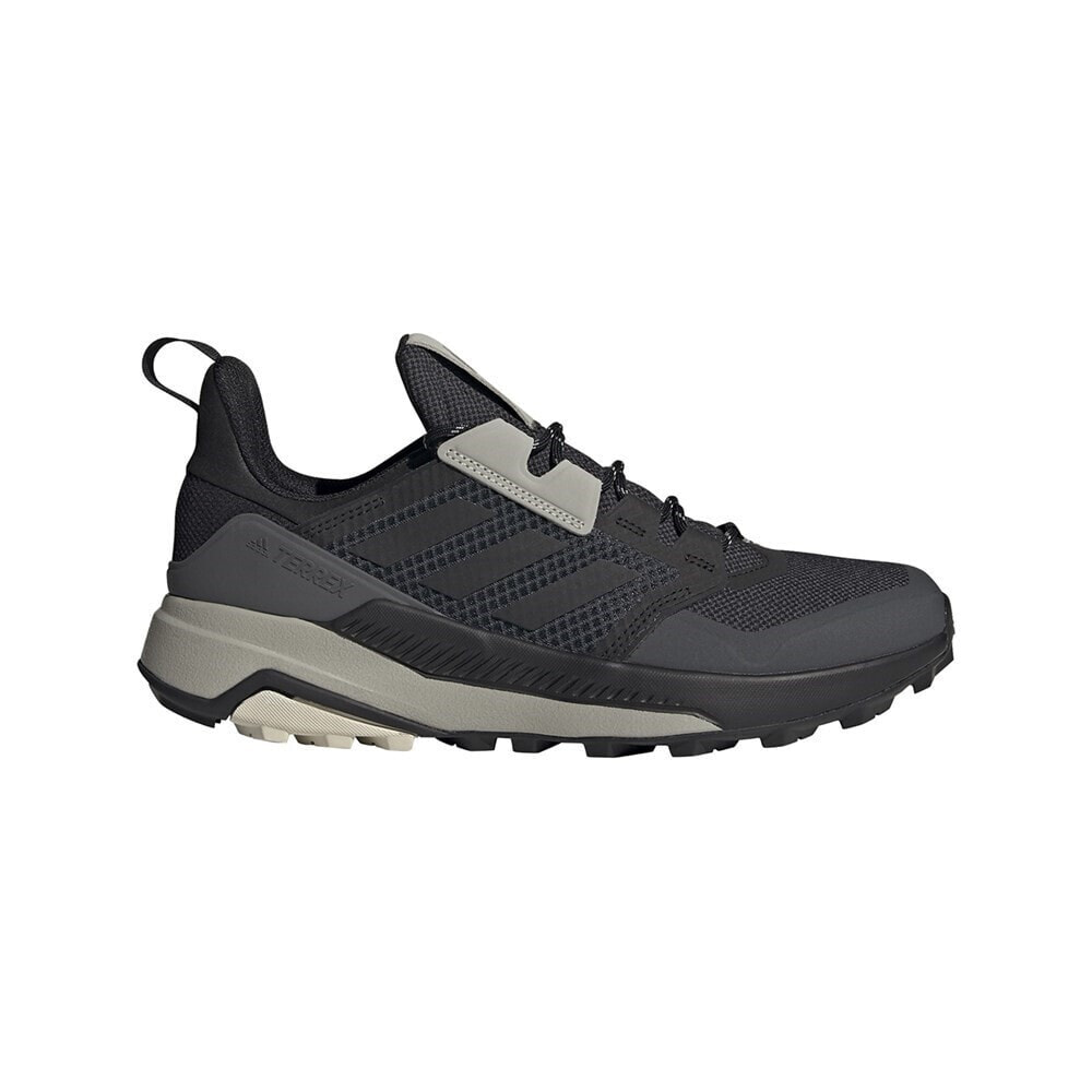 Мужские кроссовки спортивные треккинговые черные текстильные низкие демисезонные Adidas Terrex Trailmaker