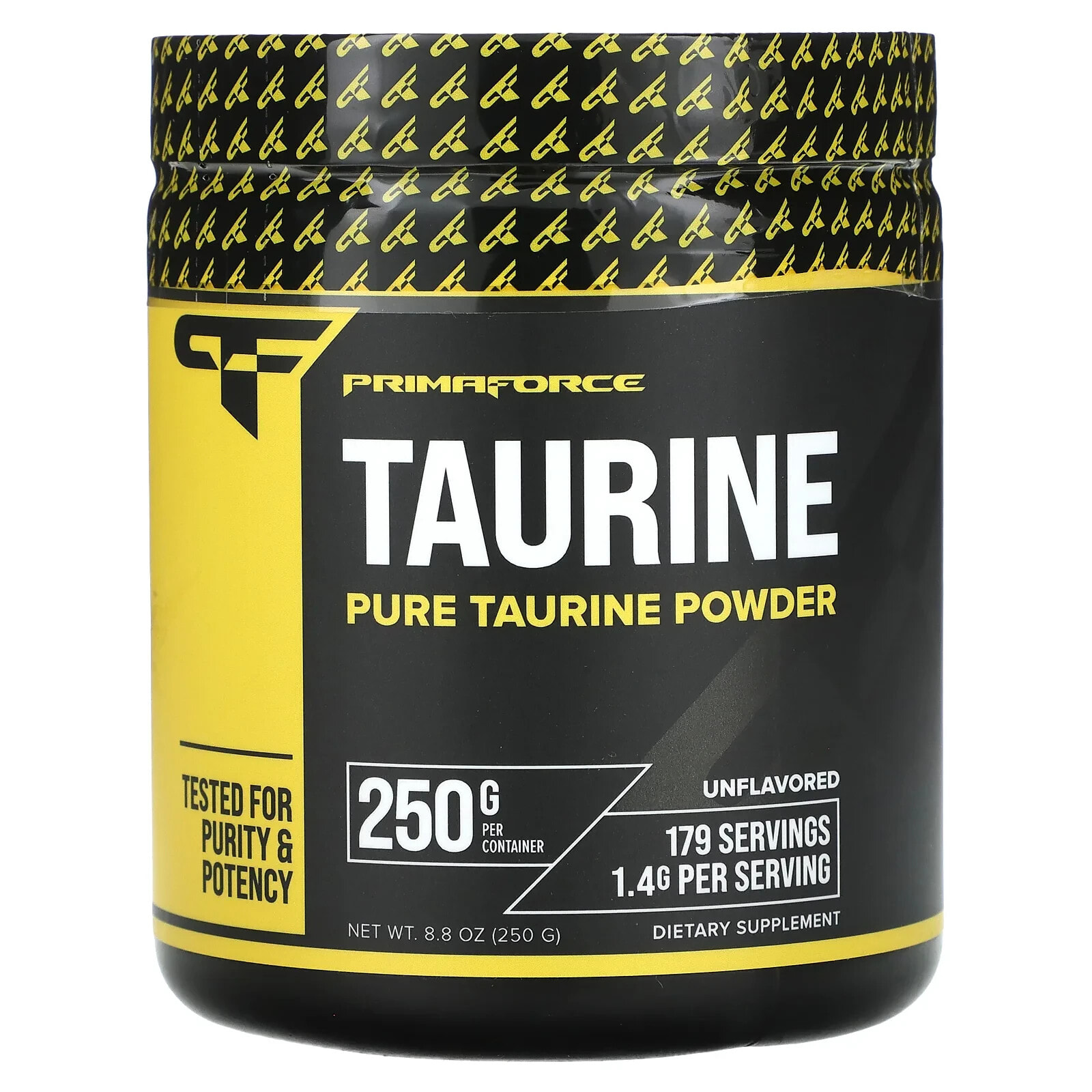 Primaforce, Pure Taurine Powder, Unflavored, 8.8 oz (250 g)