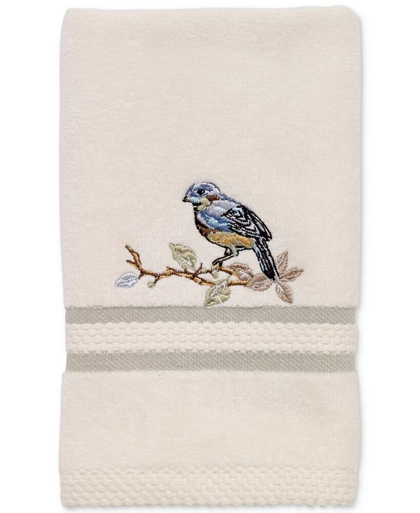 Avanti love Nest Embroidered Cotton Fingertip Towel, 11