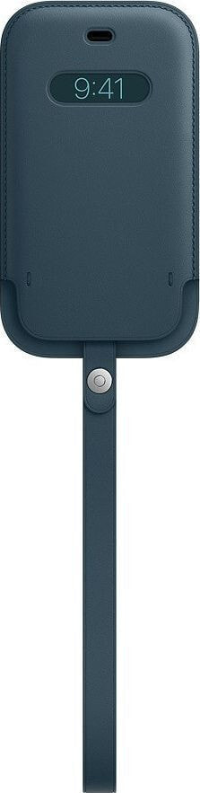 Кожаный чехол Apple APPLE для iPhone 12 mini с логотипом MagSafe Baltic  темно-синий