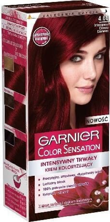 Краска для волос Garnier Color Sensation Krem koloryzujący 4.60 Red Brown- Intensywna ciemna czerwień