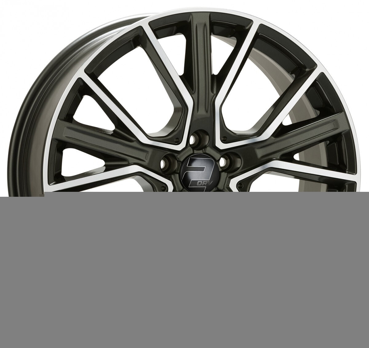 Колесный диск литой 2DRV WH34 dark gunmetal hochglanzpoliert 8.5x19 ET45 - LK5/112 ML66.6