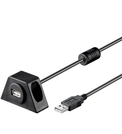 Goobay USB2.0 - USB2.0, 1.2m USB кабель 1,2 m 2.0 USB A Черный 95445