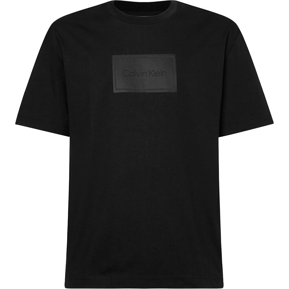 CALVIN KLEIN Textured Logo Box Comfort Short Sleeve T-Shirt