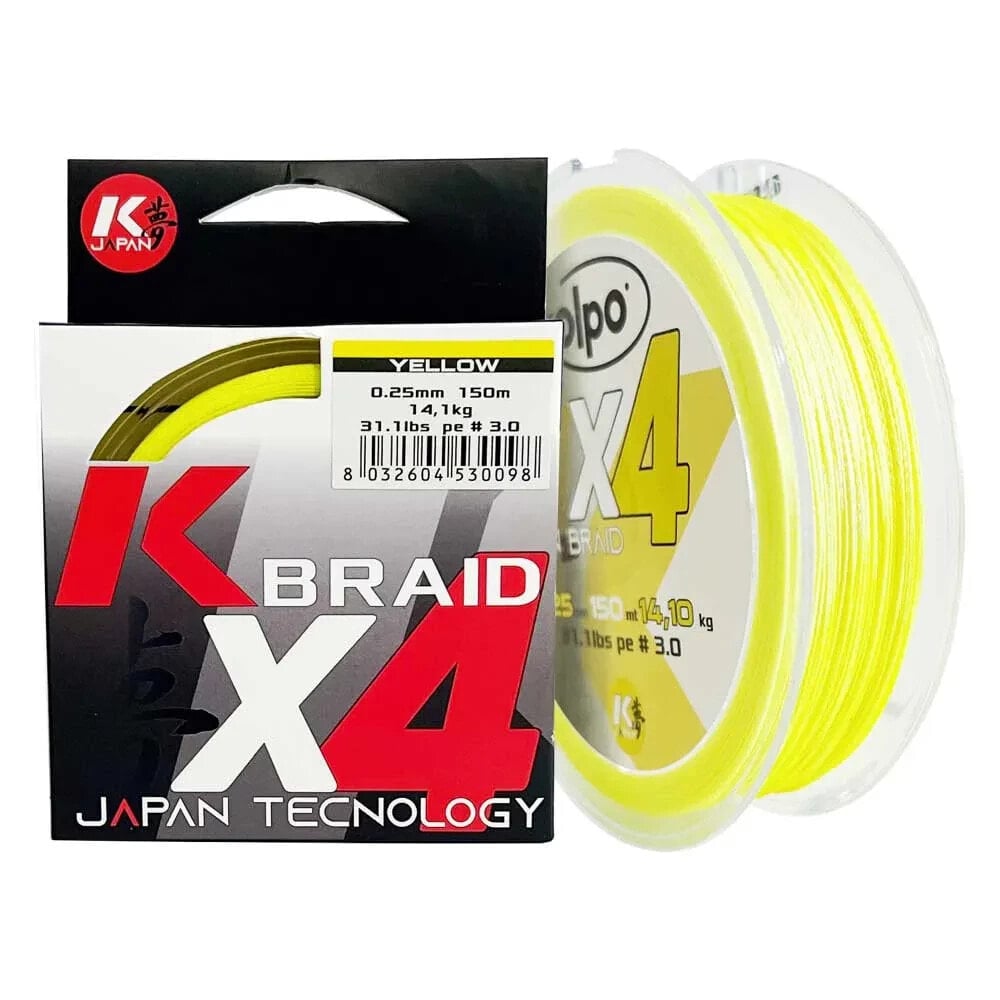 KOLPO Kx4 150 m Braided Line