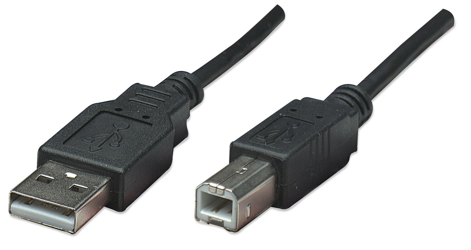 Manhattan 0.5m USB 2.0 A M/B M USB кабель 0,5 m USB A USB B Черный 374507