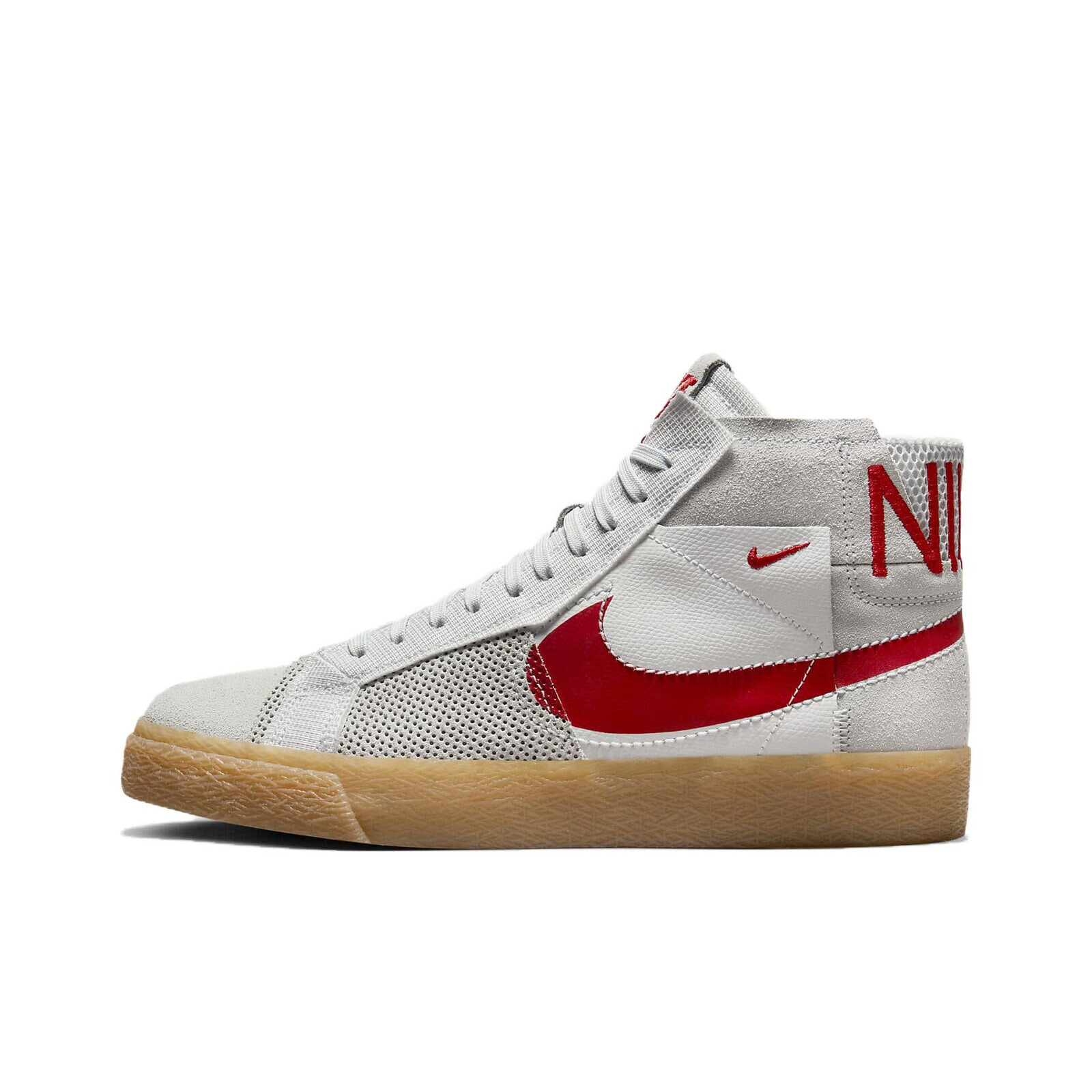 Nike SB Blazer 防滑耐磨 中帮 板鞋 女款 灰棕 / Кроссовки Nike SB Blazer FD5113-100