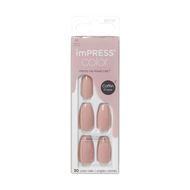 Товар для дизайна ногтей Kiss Self-adhesive nails imPRESS Color MC Sumptuous 30 pcs